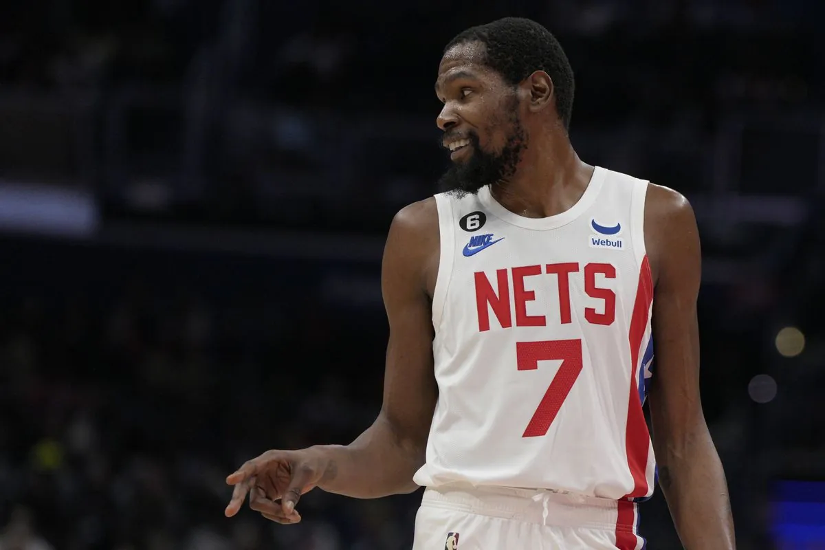 Brooklyn’s Kevin Durant set to miss a month with MCL sprain Image