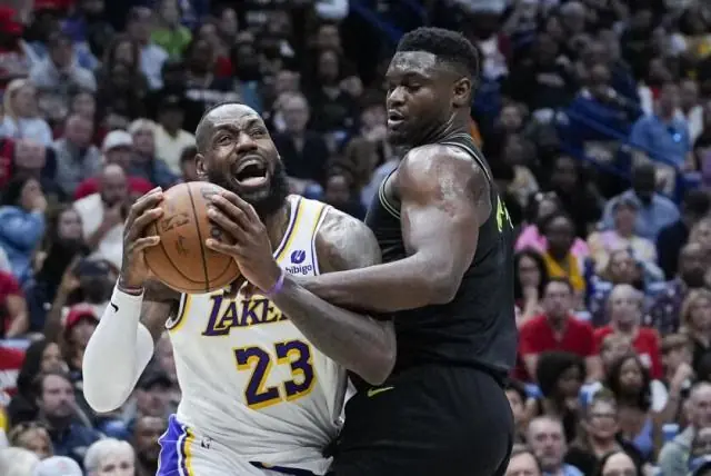 Lakers take down Pelicans, lock in Play-In rematch Image