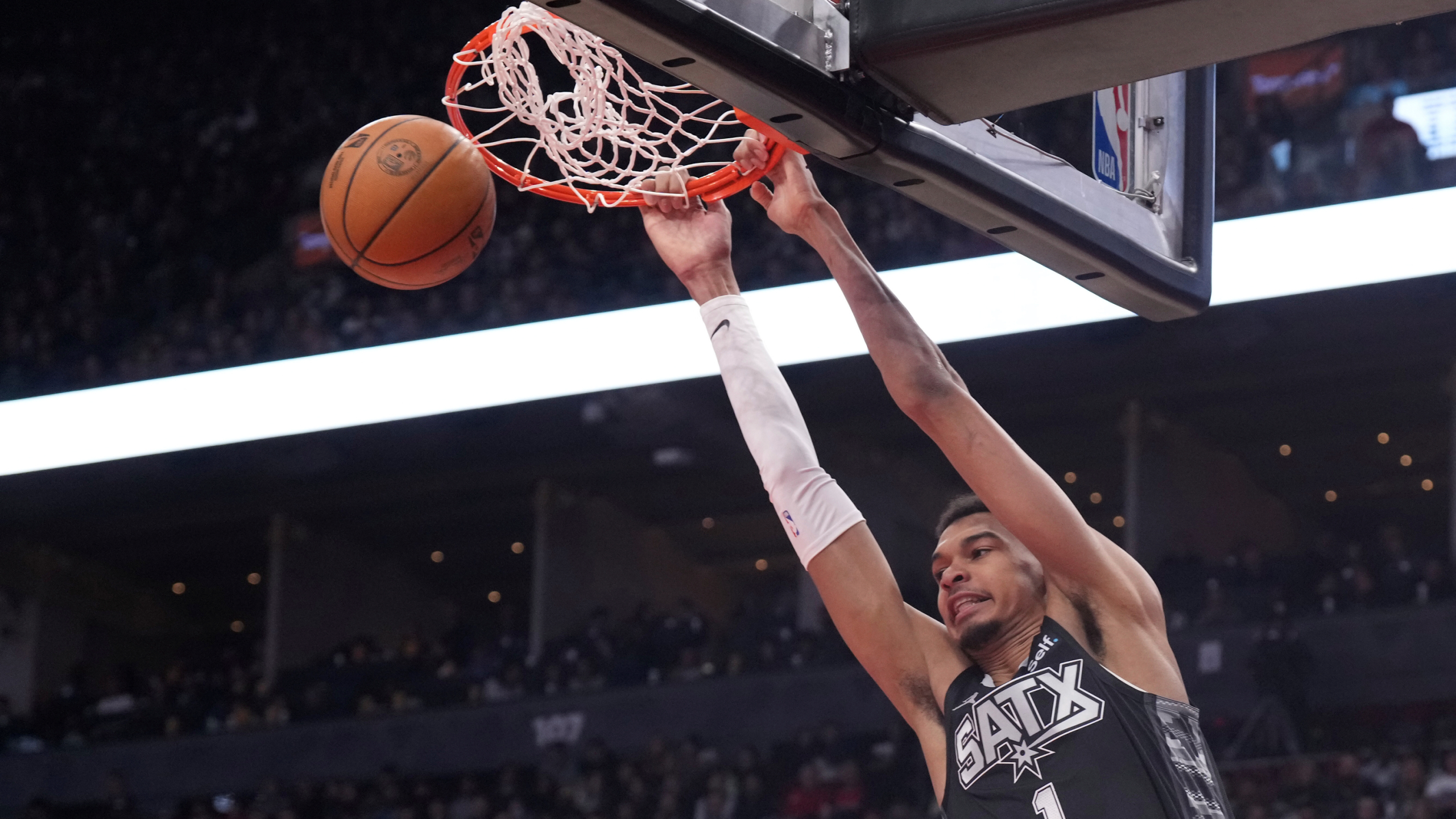 Wembanyama records historic triple-double in win over Raptors Image