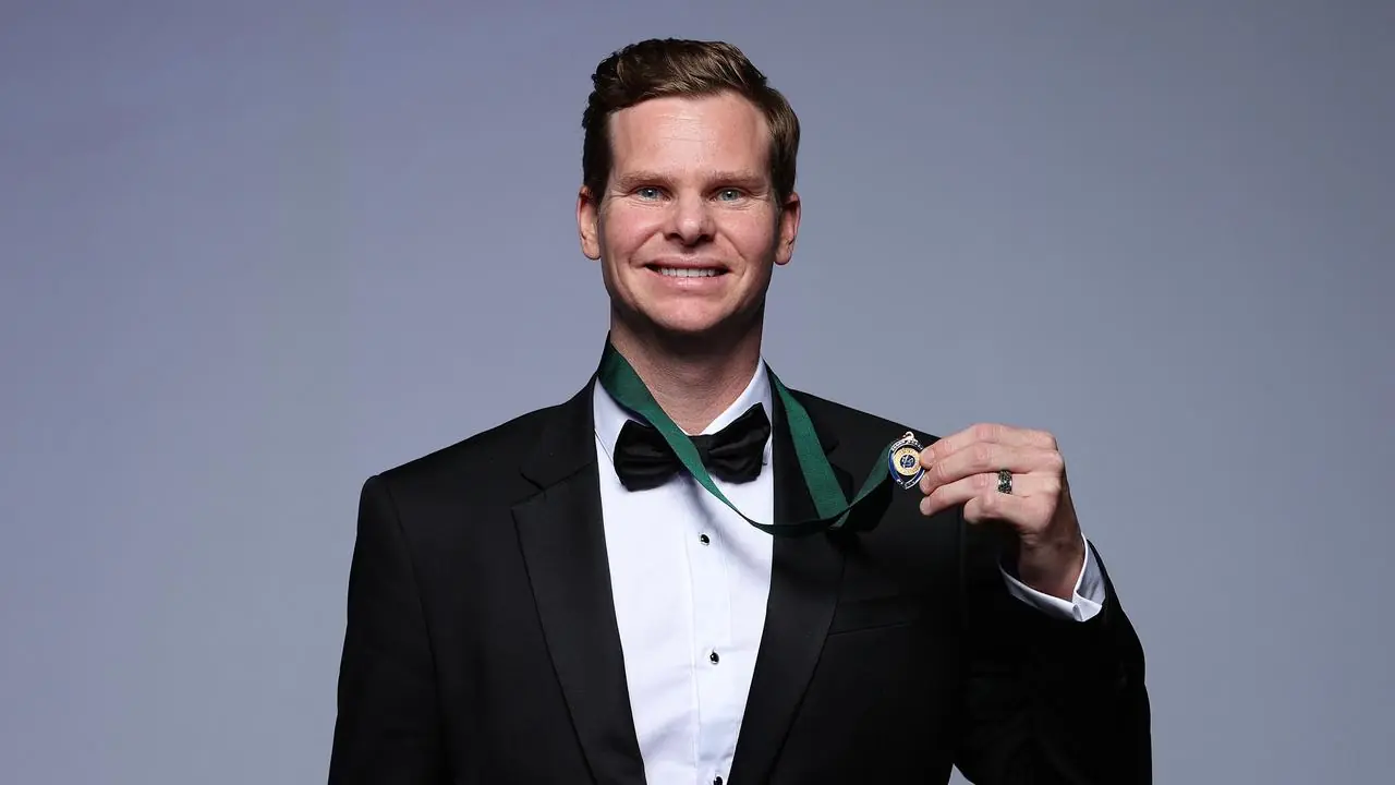 Steve Smith claims record-tying fourth Allan Border Medal Image