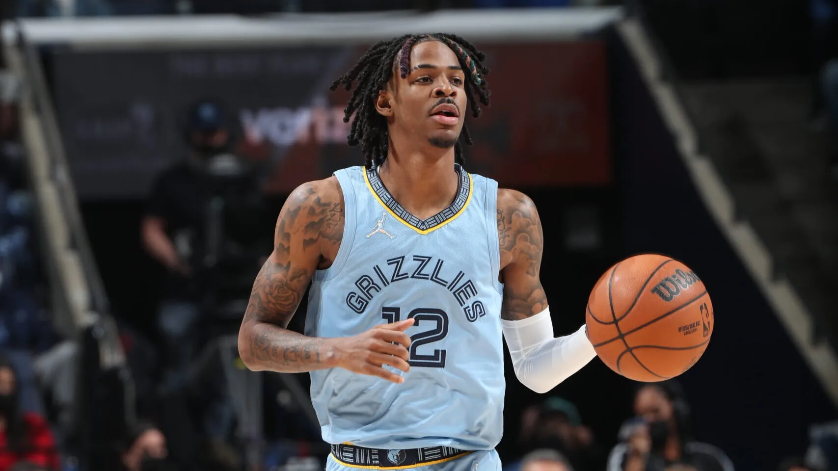 Grizzlies star point guard Ja Morant out for the season with a torn labrum Image