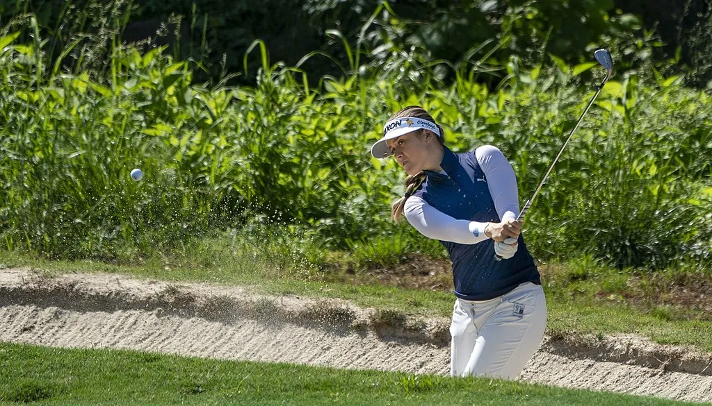 Hannah Green moves into medal contention in Olympic women’s golf Image