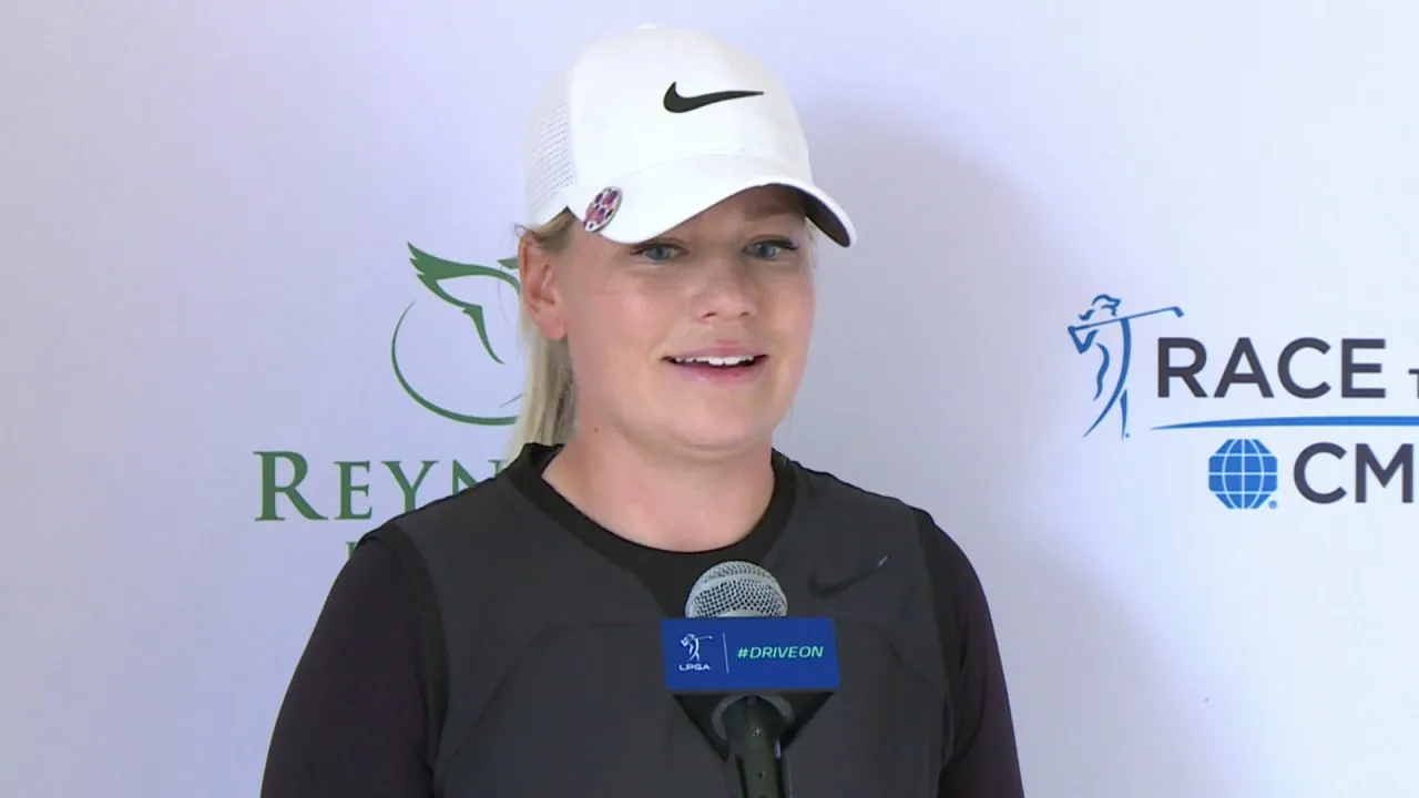 Matilda Castren becomes the first Finnish player to win on the LPGA Tour Image