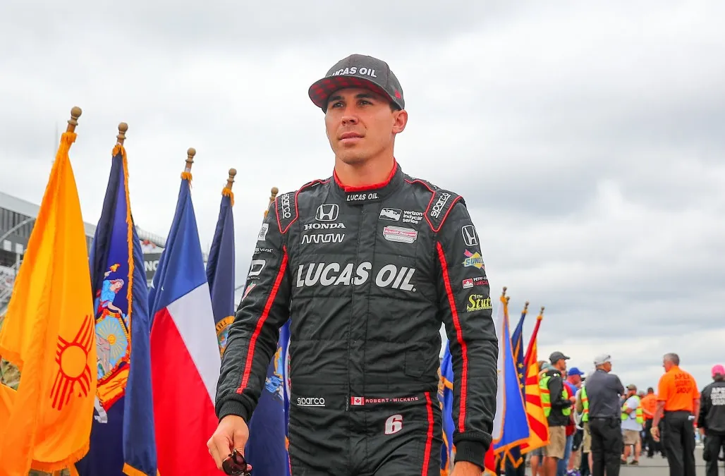 IndyCar driver Robert Wickens is lucky to be alive after a frightening crash at the Pocono Raceway. Image