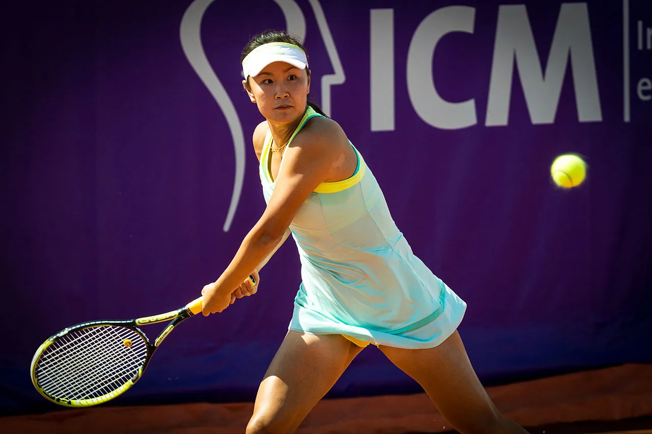 WTA suspends action in China due to concerns regarding Shuai Peng Image