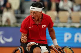 Tokito Oda wins gold in men’s wheelchair tennis at 2024 Paralympic Games Image