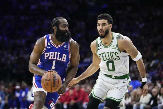 76ers survive Celtics in overtime thriller behind Harden’s 42, tie series 2-2 Image