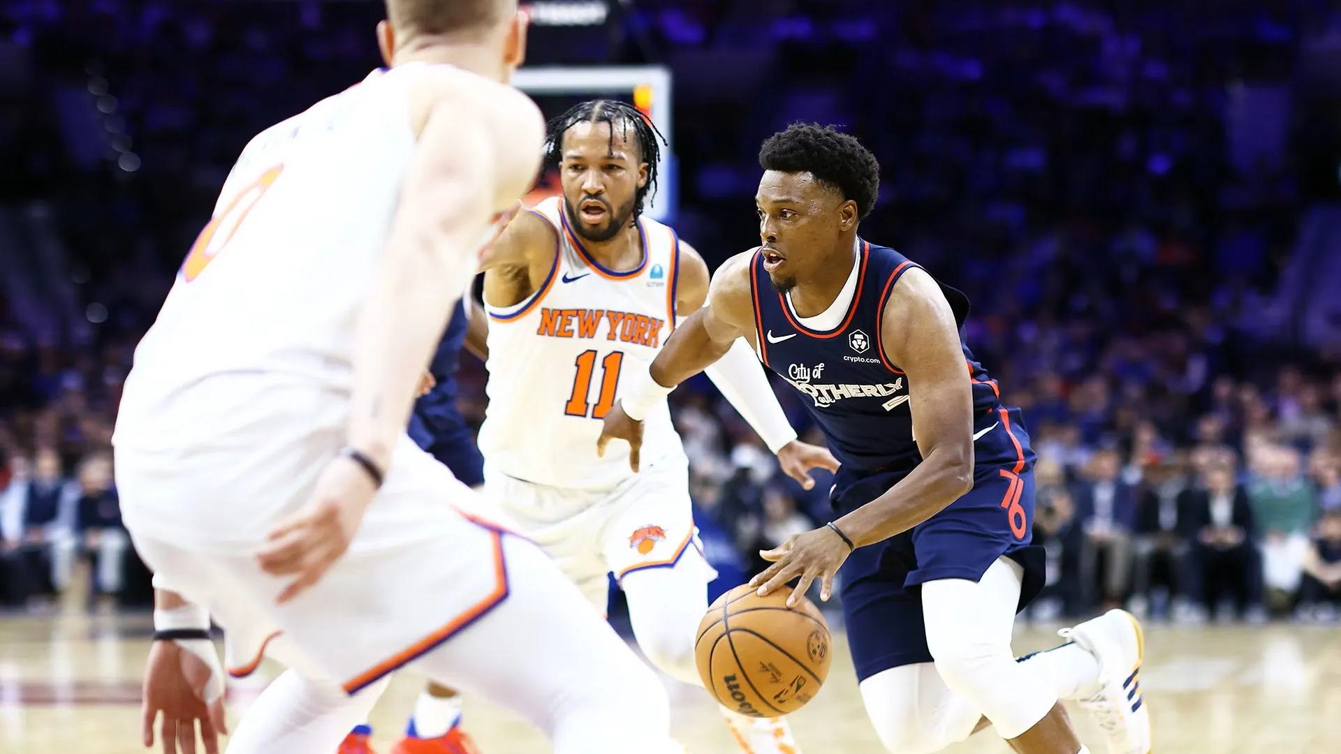 Knicks take down 76ers, end 4-game slide Image