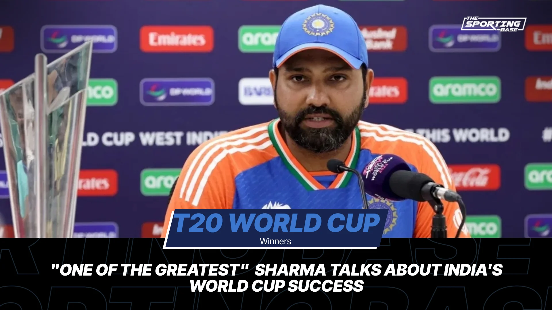 “I Wanted This Badly” – Sharma Talks About India’s T20 World Cup Win Image