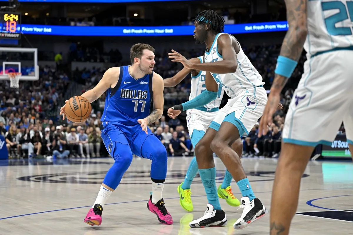 Dončić drops 23 as Mavericks erase 15-point deficit to overcome Hornets Image