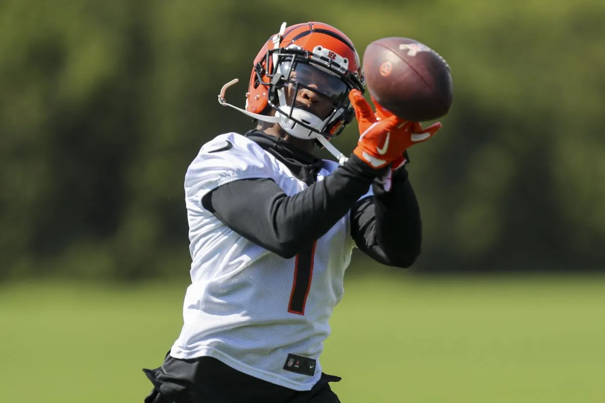 Ja’Marr Chase sets Bengals franchise record for most catches in a game Image