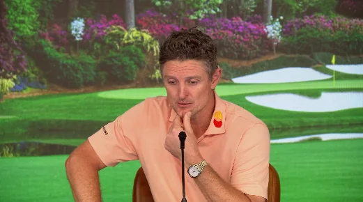 WATCH: Justin Rose Reacts To Masters Playoff Loss Image