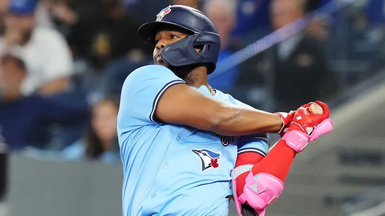 Blue Jays set franchise record for most extra base hits in a playoff game Image