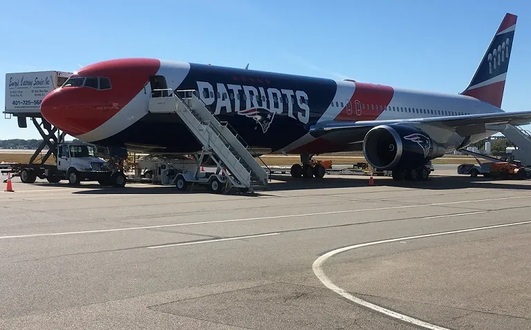 Patriots plane delivers 1.2 million masks from China to assist in coronavirus efforts Image