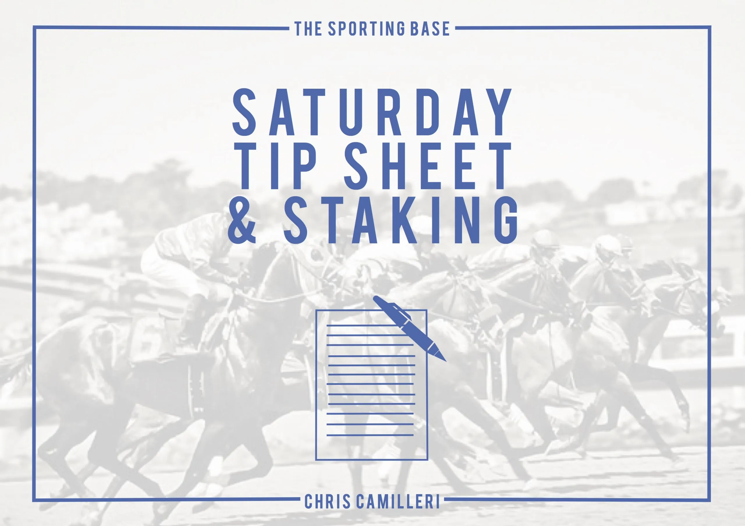 Caulfield Tip Sheet & Staking Plan – Saturday 8th February Image