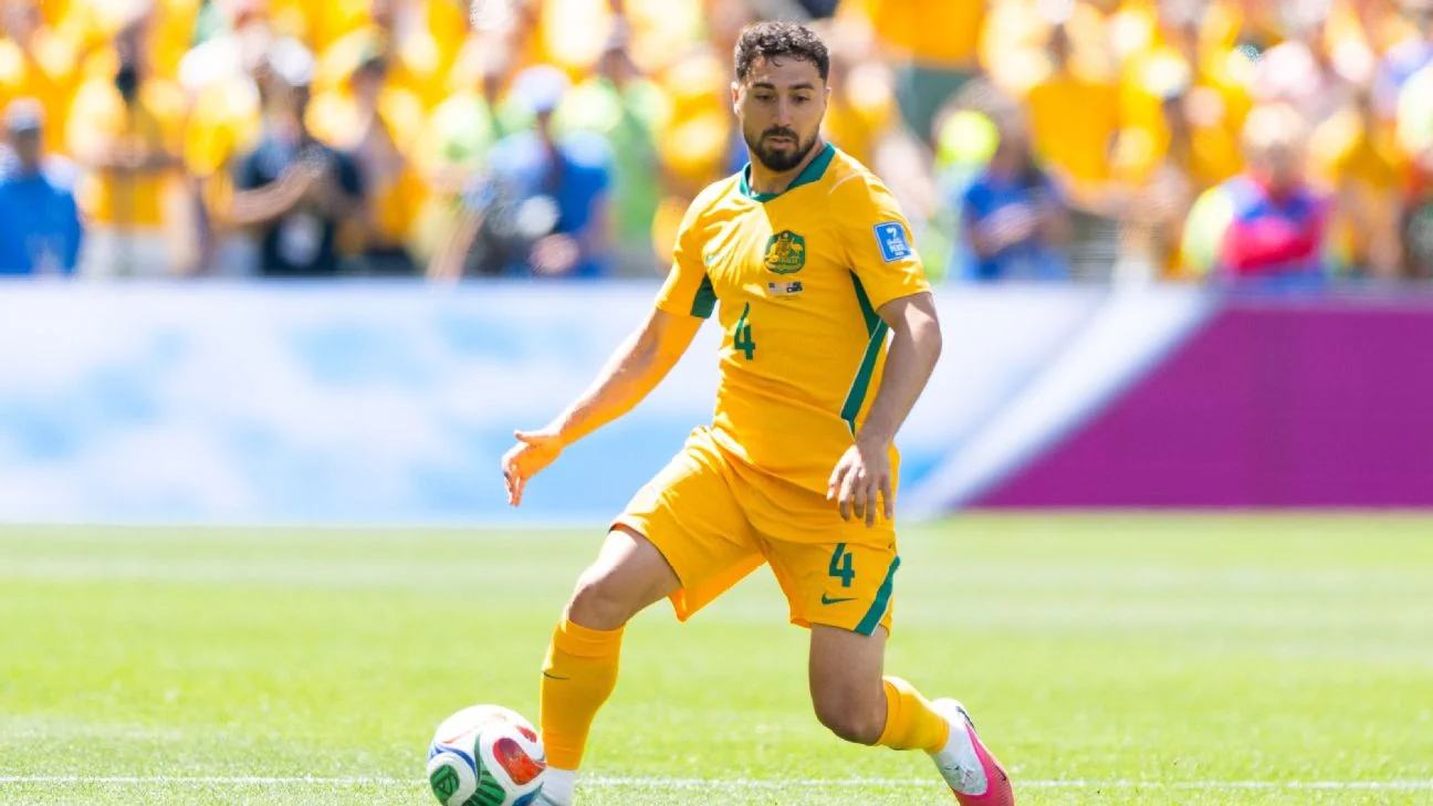 Injured Socceroos pair Leckie, Italiano make emotional departure from camp Image