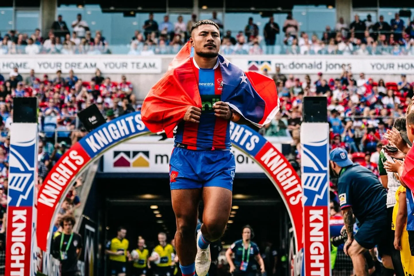 Knights rush to tie down one of the NRL’s most exciting back-row prospects Image