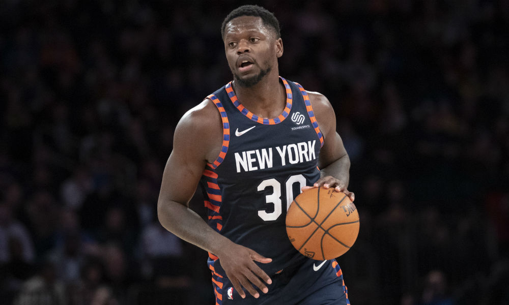 Knicks power forward Julius Randle out two weeks with sprained ankle