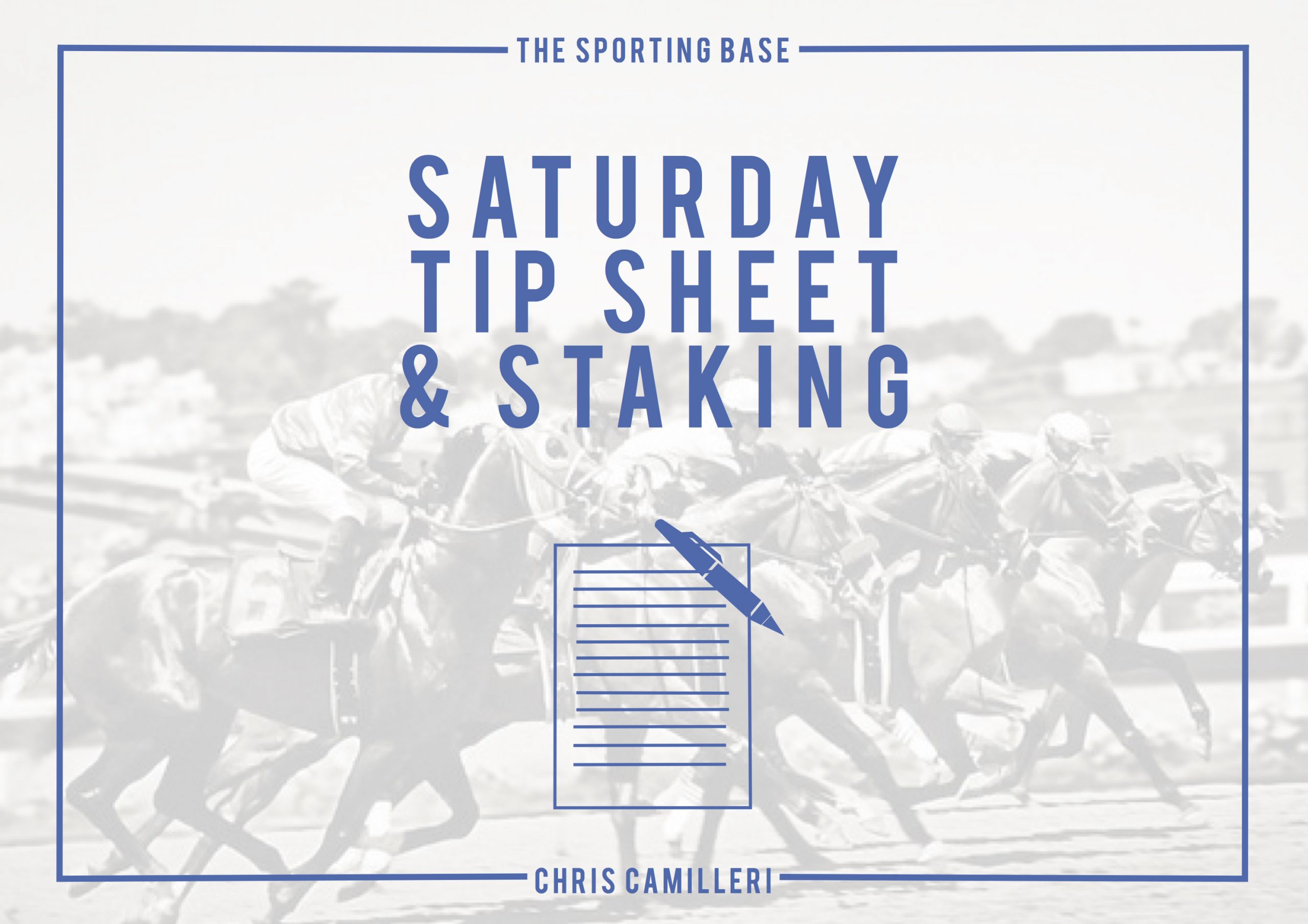 Caulfield Tip Sheet & Staking Plan – Saturday 8th February