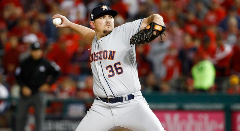 Washington Nationals sign relief pitcher Will Harris from Astros