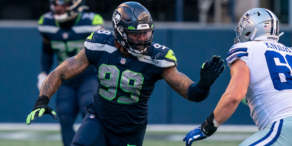 Seahawks defensive lineman Damontre Moore suspended six games