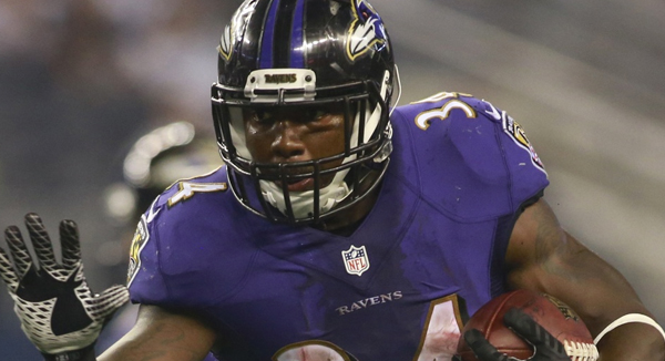 Former Ravens RB Lorenzo Taliaferro dies of a heart attack at age 28