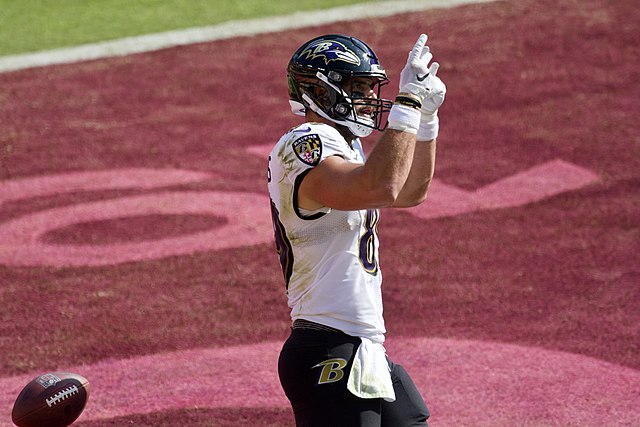 Ravens tight end Mark Andrews out for the year with an ankle injury