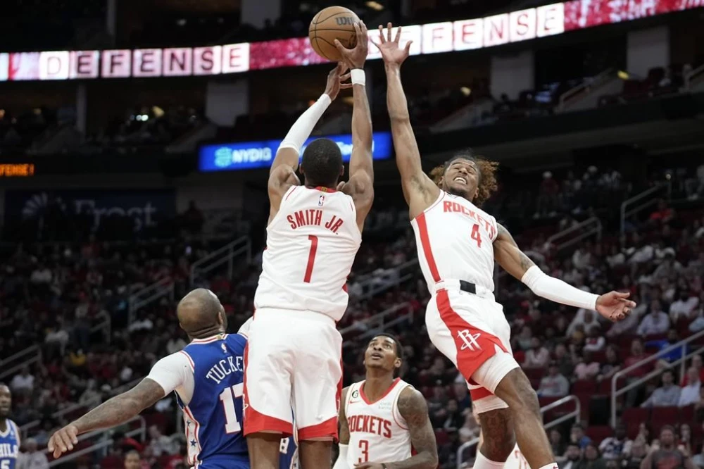 Jalen Green drops 27, Rockets outlast 76ers in double-overtime affair