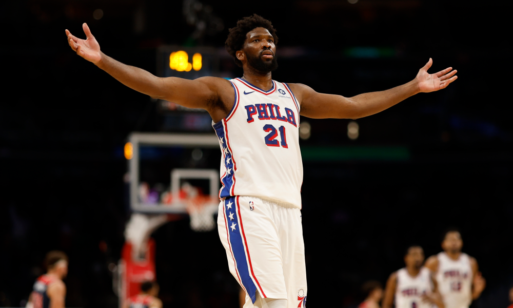 76ers star Joel Embiid out a month with meniscus injury