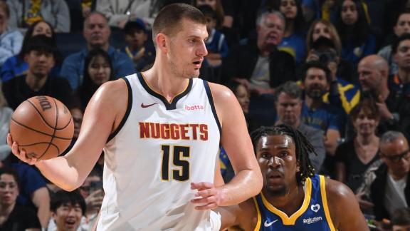 Jokić drops triple-double, Nuggets pull off comeback vs. Warriors