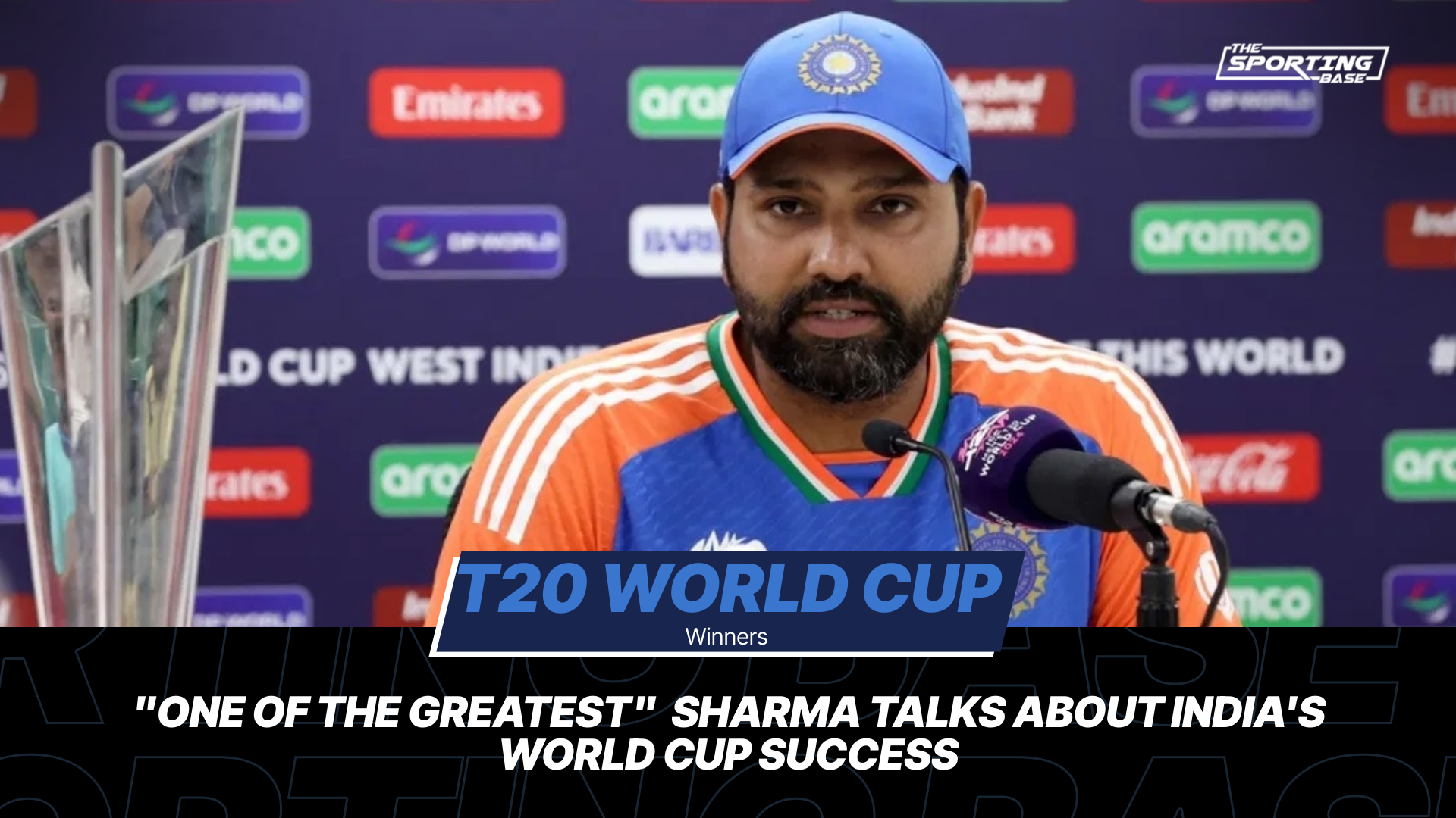 “I Wanted This Badly” – Sharma Talks About India’s T20 World Cup Win