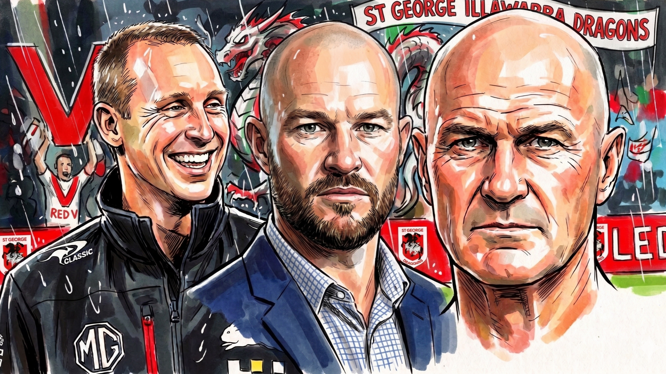 Dragons coaching state of play: Hornby, Arthur the early favourites